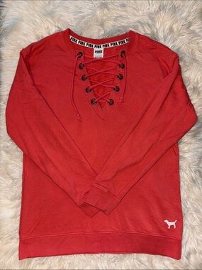 PINK Victoria’s Secret lace up top